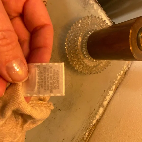 Boho Embroidered Top in Dusty Pink and Brown - Picture 12 of 12